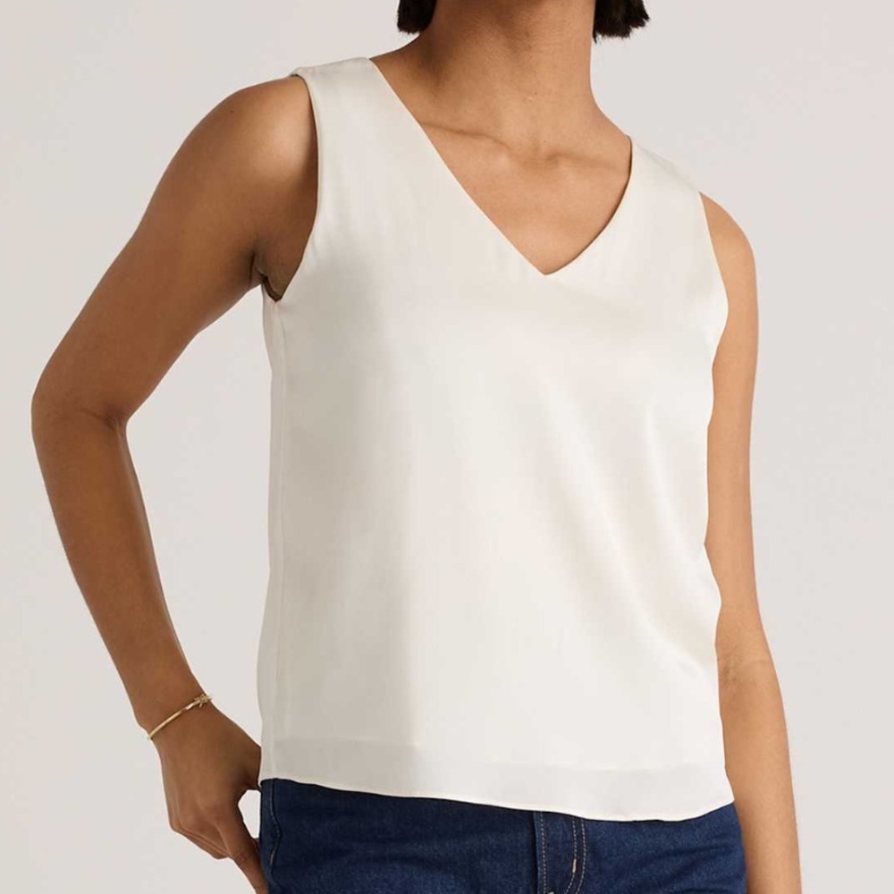 •Quince• Silk Tank